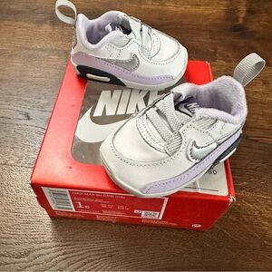 NIKE Max 90 Crib (CB) Baby 1C white/purple/metallic silver